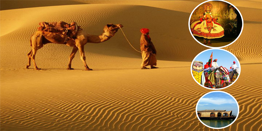 Cultural & Wild Rajasthan with Kerala Backwaters Tour